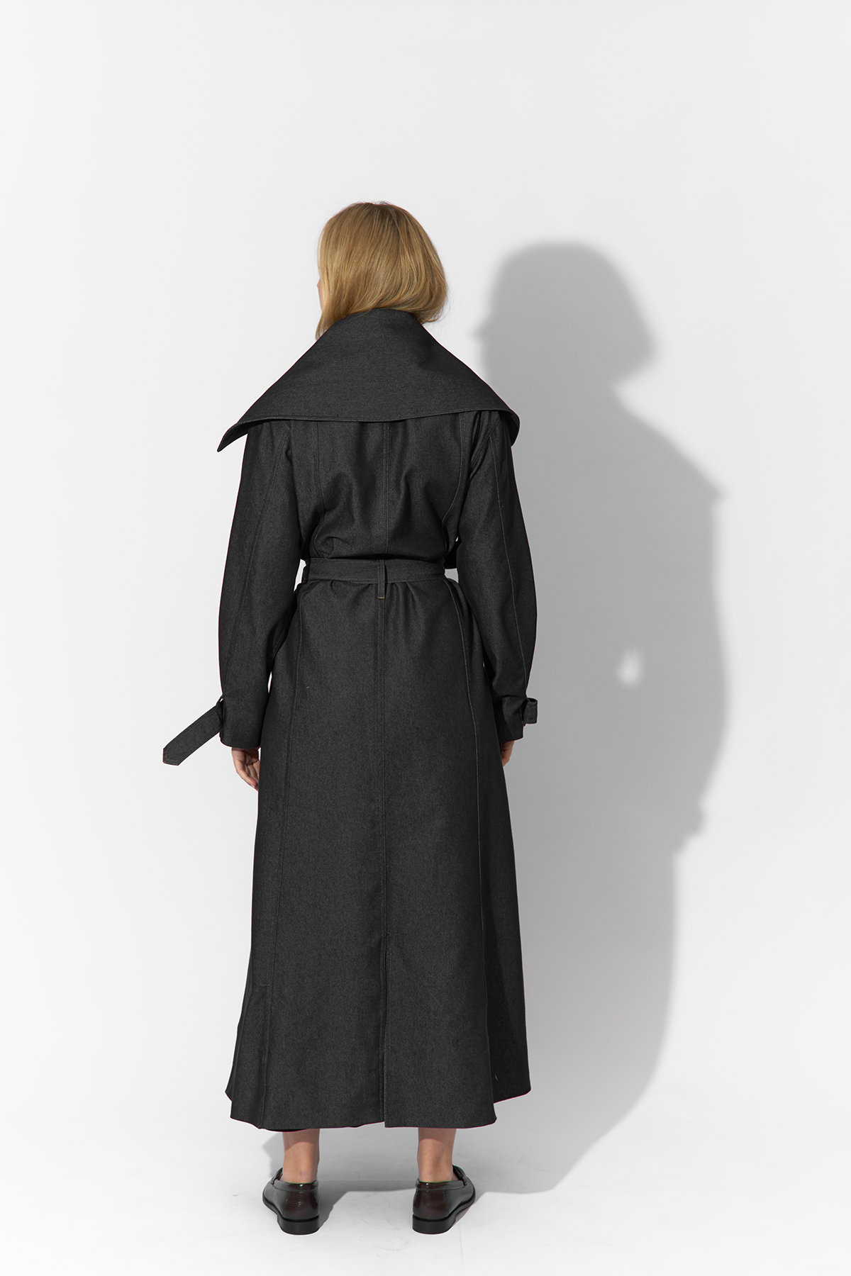 Denim trench coat Denim trench coat