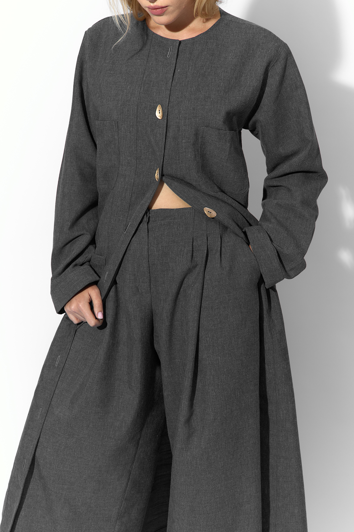 Flared denim pants Flared denim pants